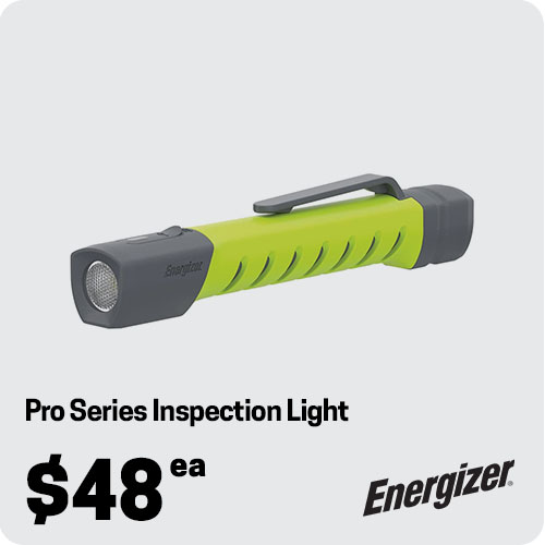 Energizer YPHH22P Pro Series Inspection Light - Hybrid Powered - WaterProof - 350 Lumens